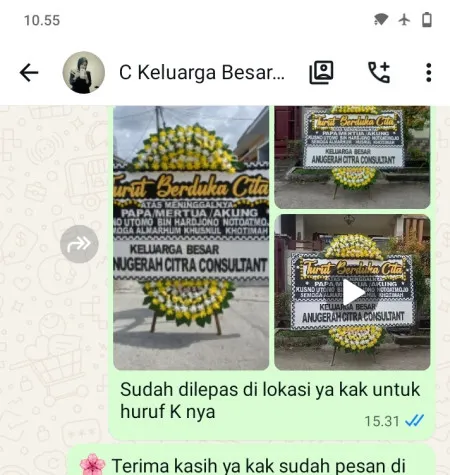 Pengiriman Papan Bunga Duka Jrebeng Kulon Kedopok